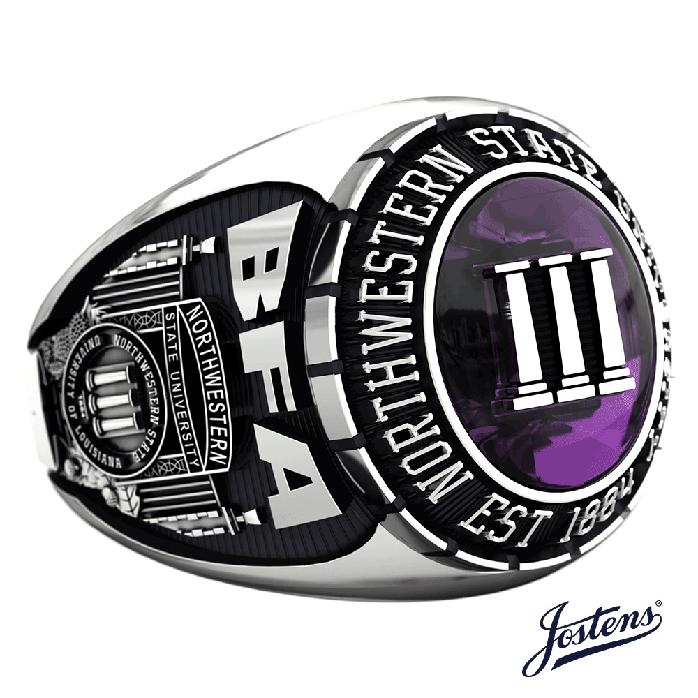 Class ring front left